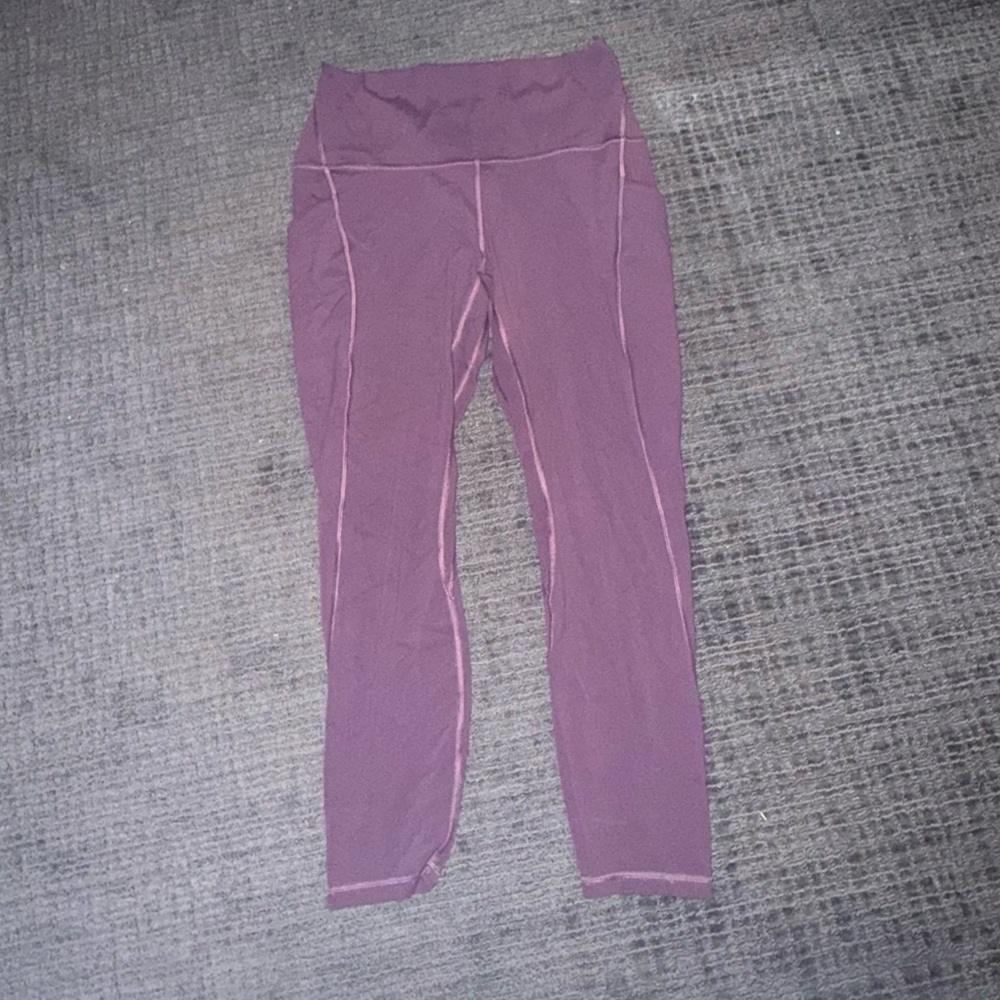 Lululemon Align High Rise Leggings Purple Plum Nulu Yoga Pants Size 10